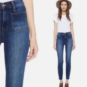 Madewell High Waisted Sailor Jeans Size 26